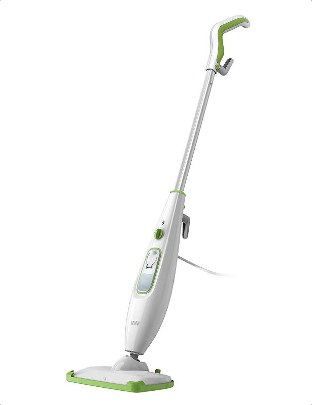 Photo 1 of TOPPIN Steam Mop - 23ft Power Cord and 380ml Water Tank, 3 Steam Levels, Steam Mop with 2 Steam Mop Pads, Lightweight Steam Cleaner for Hardwood Floor, Marble, Laminate, Tile
