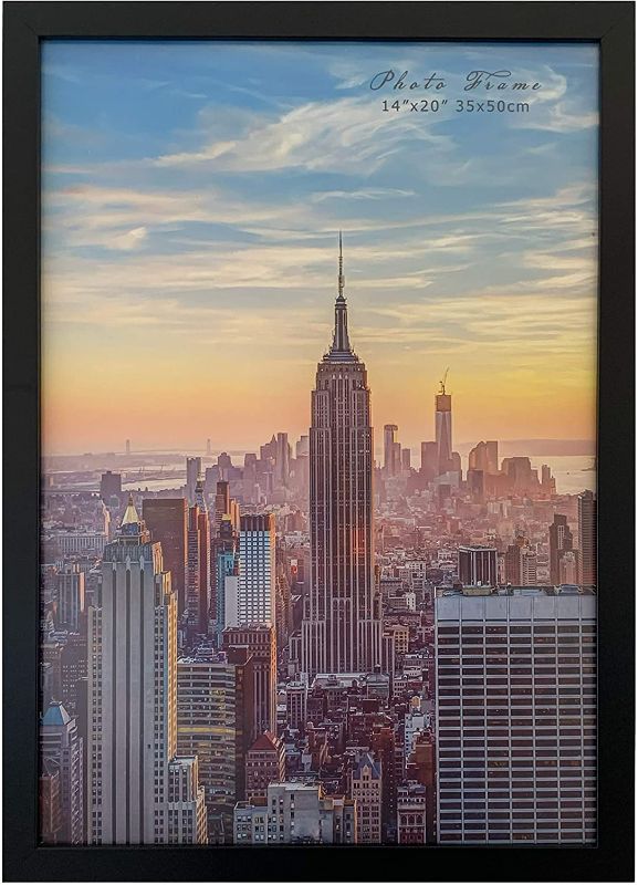 Photo 1 of 14x20 Black Modern Picture or Poster Frame, 5 pack