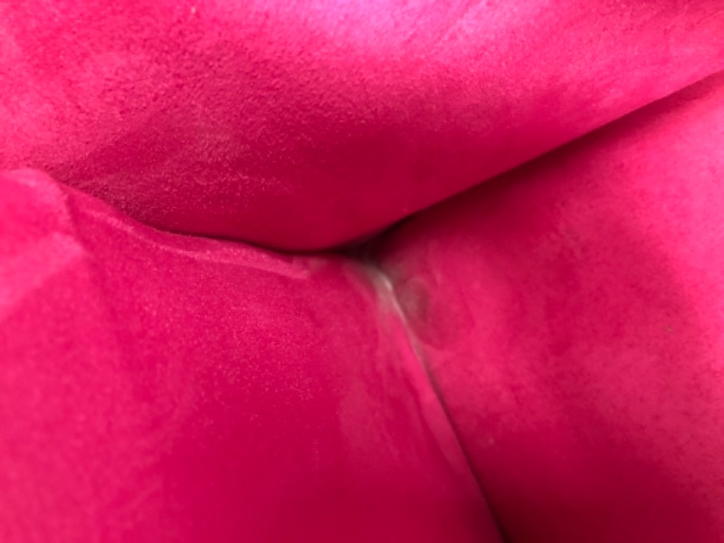 Photo 1 of Keet Plush Childrens Sofa with Accent Pillows, Hot Pink
