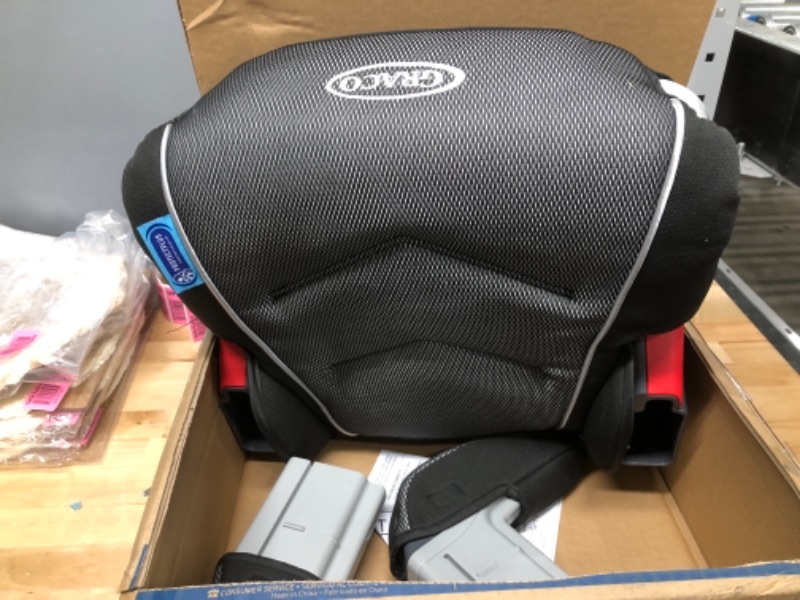 Photo 4 of Graco TurboBooster Backless Booster Car Seat, Galaxy Gray