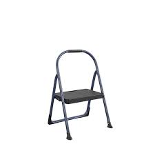 Photo 1 of 1-Step Big Step Steel and Resin Step Stool (ANSI Type 2, 225 lbs. Weight Capacity in Navy)
