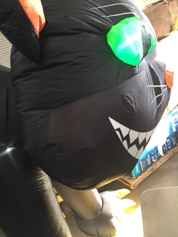 Photo 3 of 20 Foot Animated Halloween Inflatable Black Cat
