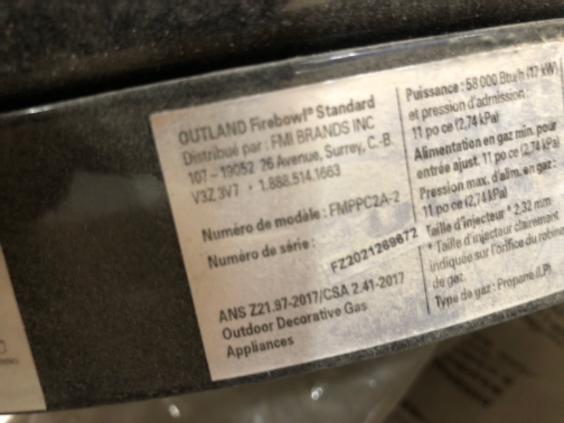 Photo 1 of Outland Living Outdoor Firebowl - Deluxe 58,000 BTU