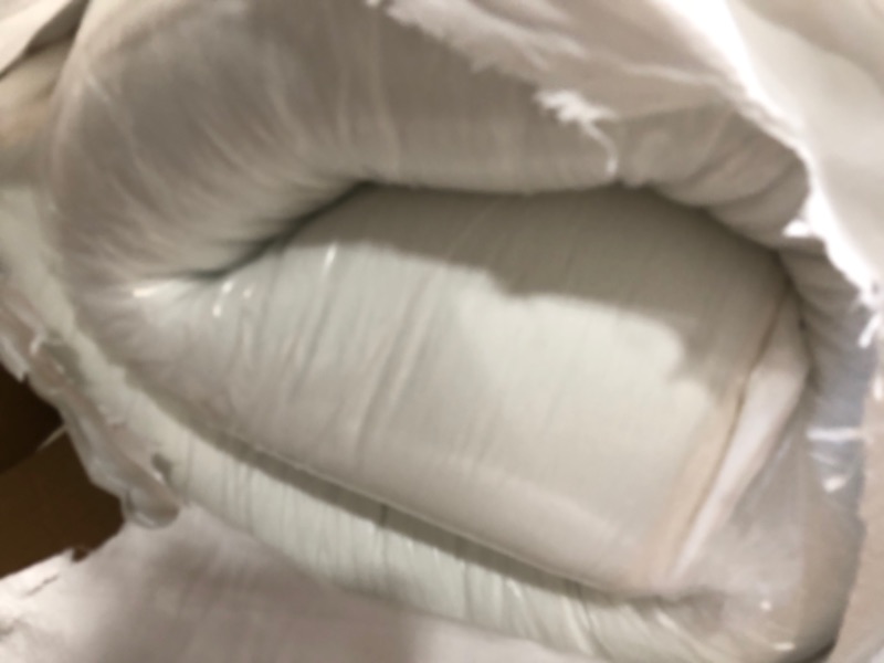 Photo 1 of Best Price Mattress 4 Full Trifold Mattress Topper - CertiPUR-US Memory Foam Mattress Topper with Cover, Full Size