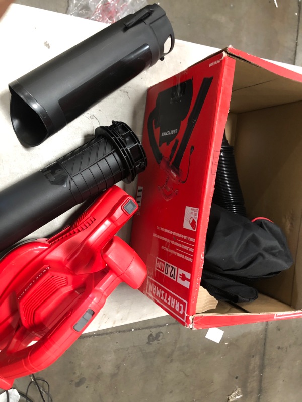 Photo 1 of Craftsman Leaf Blower / Leaf Vacuum & Mulcher, 12-Amp (cmebl7000)