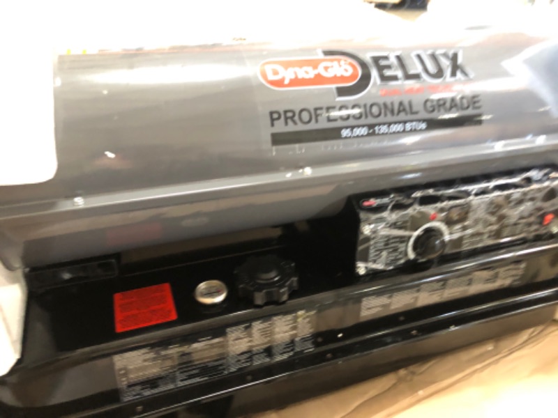 Photo 1 of Dyna-Glo Forced air Heater, 135,000 BTUs, Black
