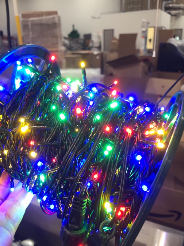 Photo 2 of 157 ft. 600-Light LED Micro Fairy Multi Color Lights No Function Reel Packaging (2 sets of 300 lights)
