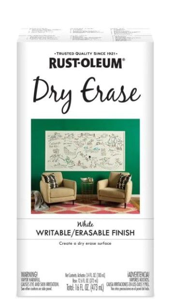 Photo 1 of 16 oz. Gloss White Dry Erase Kit (2-Pack)
