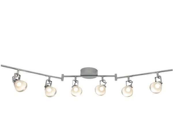 Photo 1 of 6-Light 4 ft. Chrome Integrated LED Track Lighting Kit
AS IS USED