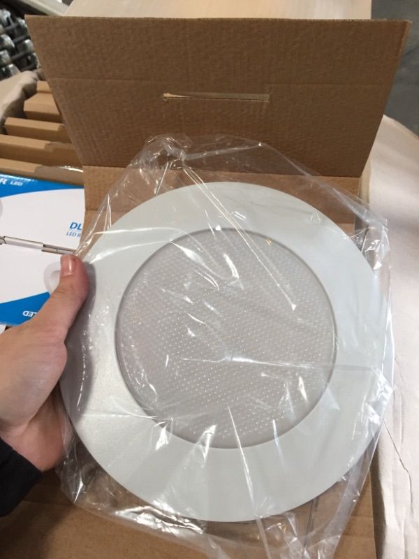 Photo 3 of 6 in. White Recessed Light Shower Trim with Plastic Trim Ring and Albalite Lens
PACK OF 2 