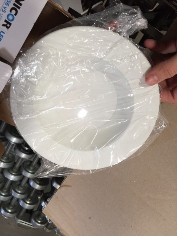 Photo 3 of 5/6 in. 5000K White Integrated LED Recessed Retrofit Downlight Trim
2 BOXES