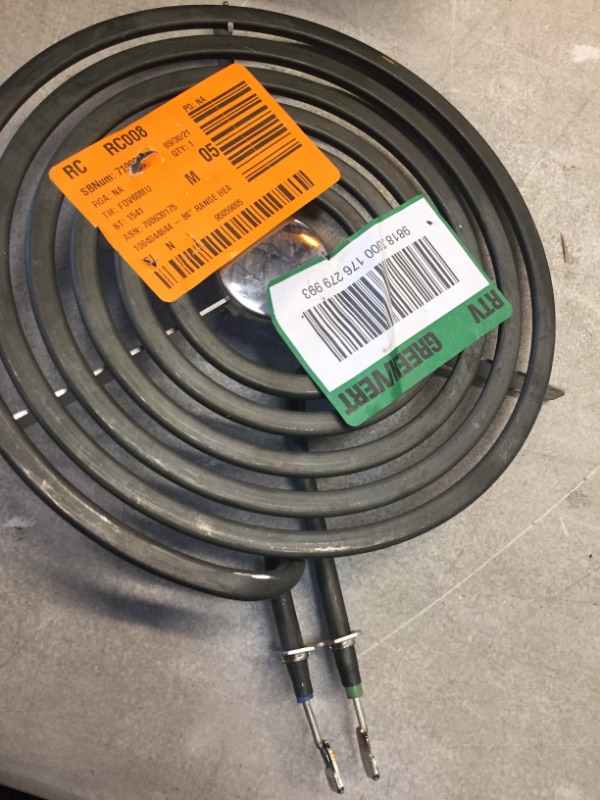 Photo 1 of 8 in. Range Heating Element for GE Ranges
