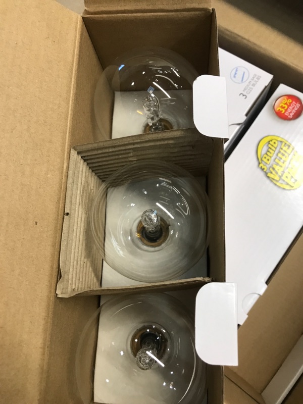 Photo 2 of 60-Watt Equivalent G25 Halogen Clear Decorative Globe Light Bulb ( 4 Boxes)