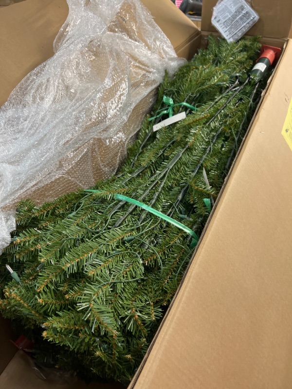 Photo 2 of ***BOX ONE OF TWO*** 12' PRE-LIT DUNHILL FIR TREE CLEAR