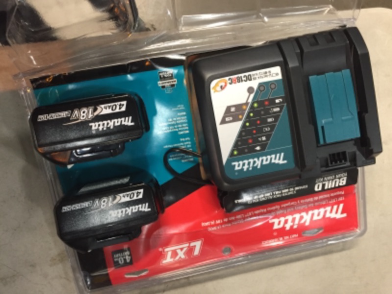 Photo 3 of 18-Volt LXT Lithium-Ion 4.0 Ah Battery and Rapid Optimum Charger Starter Pack
