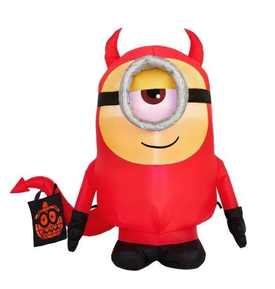 Photo 1 of 3.5 ft. Stuart as Devil Universal Airblown Halloween Inflatable
AS IS USED