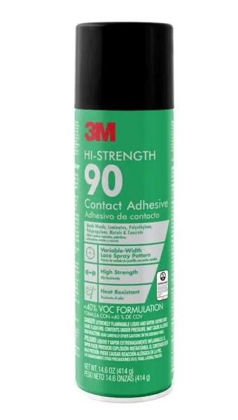 Photo 1 of 14.6 oz. Hi-Strength 90 Low VOC Spray Adhesive
