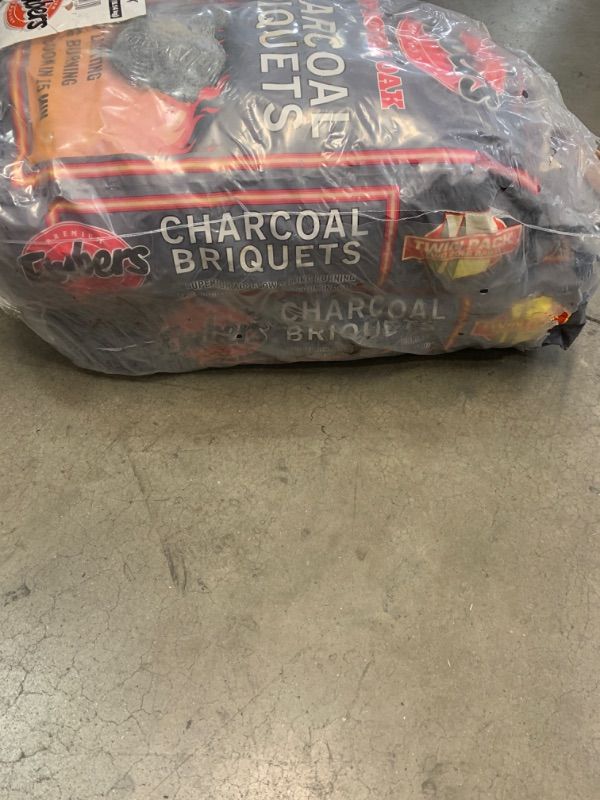 Photo 2 of 20 lb. Twin Pack Charcoal Briquets
AS IS PACKAGE DAMAGE 