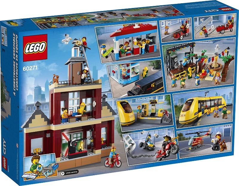 Photo 1 of LEGO City Main Square 60271 Set, Cool Building Toy for Kids, New 2021 (1,517 Pieces)
AS IS 