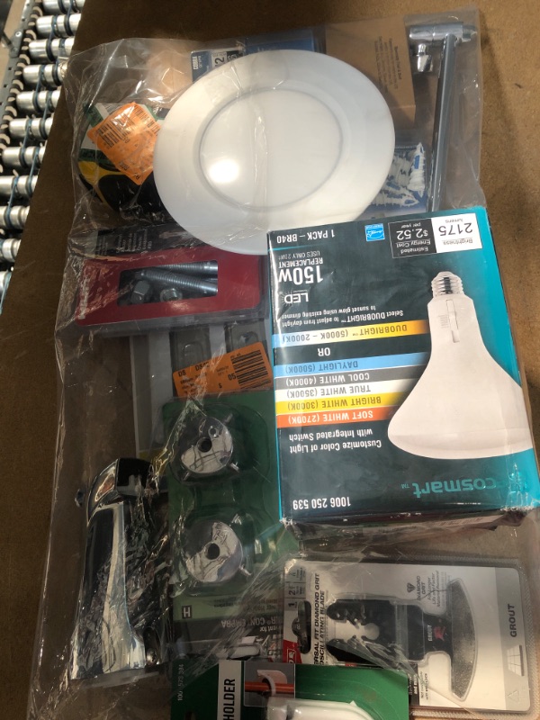 Photo 1 of  NO RETURNS/NONREFUNDABLE*BUNDLE OF ASSORTED HOME REPAIR ITEMS/HARDWARE, ITEMS FOR RESTROOM
