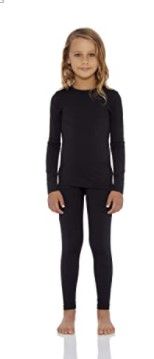 Photo 1 of Rocky Thermal Underwear For Girls (Thermal Long Johns Set) Shirt & Pants, Base Layer w/ Leggings/Bottoms Ski/Extreme Cold- Small 
