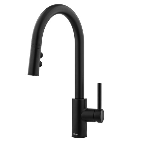 Photo 1 of  OPENED
LG529-SAB Stellen 1-Handle Pull-Down Kitchen Faucet, Matte Black
Dimensions: 27.36 in (L) x 10.63 in (W) x 2.95 in (H)
