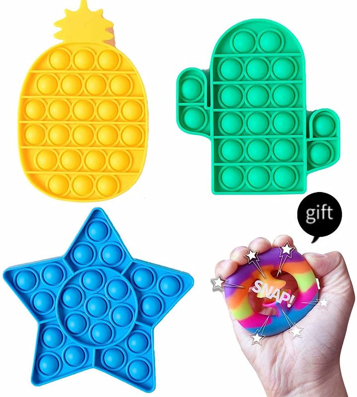 Photo 1 of 2 PACK**Warju Pop Cheap Toys 3 Pack with a Snap Toy Gift, Great for Kids and Adults
