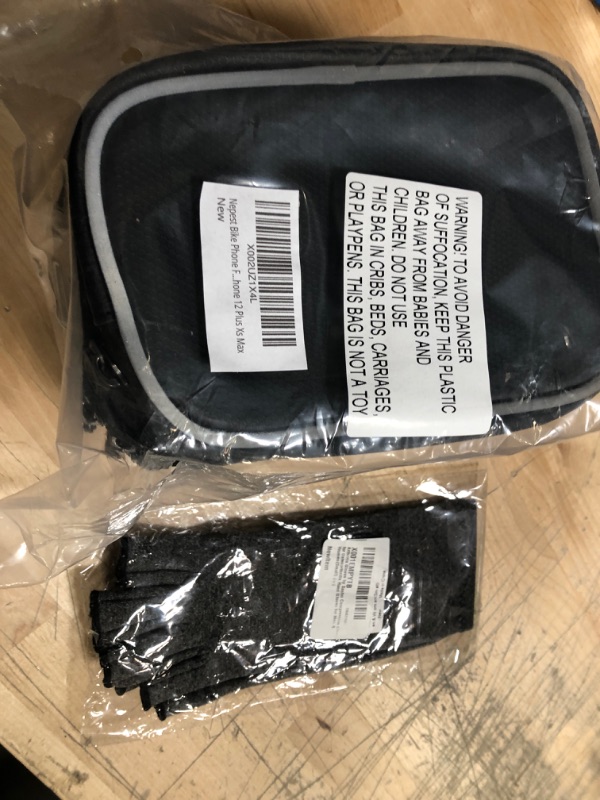 Photo 1 of ARTHRITIS GLOVES SIZE SMALL AND BIKE PHONE BAG