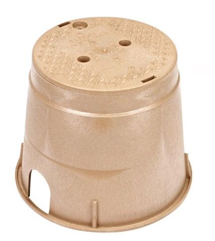 Photo 1 of 10 in. Round Standard Series Valve Box and Cover, Sand Box, Sand ICV Cover
set of 3