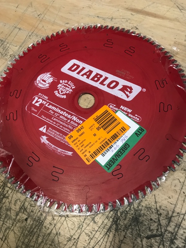 Photo 2 of 12 in. x 96-Tooth Laminate/Aluminum/Plastics Circular Saw Blade