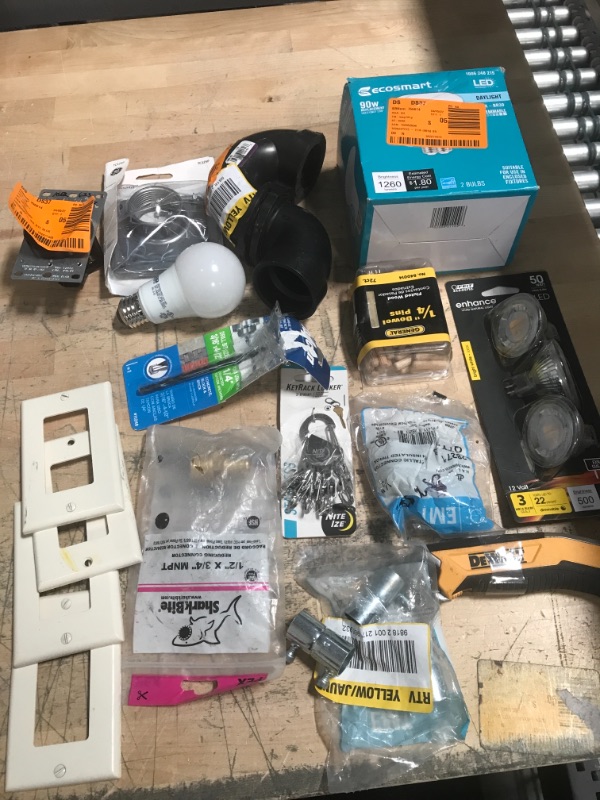 Photo 1 of  ***NO refunds! Sold AS IS!*** miscellaneous plumbing, lighting, home goods bundle 

