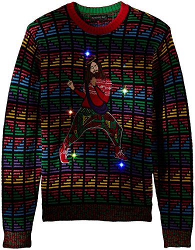 Photo 1 of Blizzard Bay Men's Jesus Dance Pants Sweater, Black, large