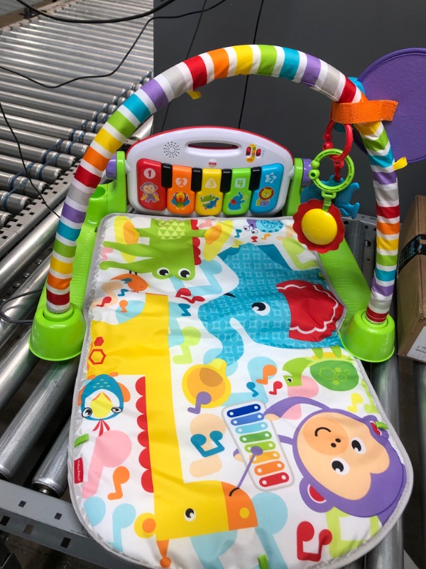 Photo 2 of Fisher-Price Deluxe Kick 'n Play Piano Gym, Green, Gender Neutral (Frustration Free Packaging)
