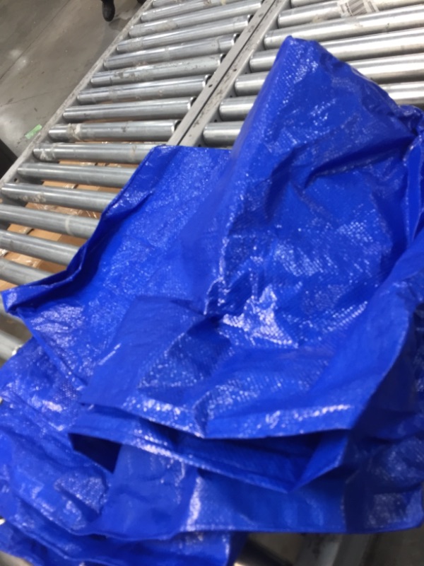 Photo 1 of ***ITEM SOLD AS-IS***NO RETURNS***NO REFUNDS***
Blue plastic tarp