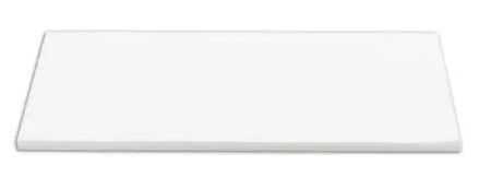 Photo 1 of 25 tiles Pier White 4 in. x 12 in. Polished Ceramic Bullnose Tile