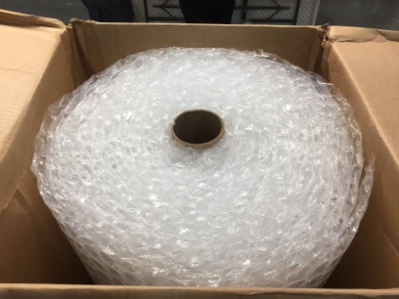 Photo 2 of 50 Foot Bubble Cushioning Wrap, 1/2" (Large) Bubbles, 12" Wide, Perforated Every 12" BASH Brand