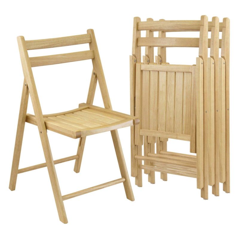 Photo 1 of ***DAMAGE ON ONE CHAIR***
89430 Robin 4-PC Folding Chair Set
