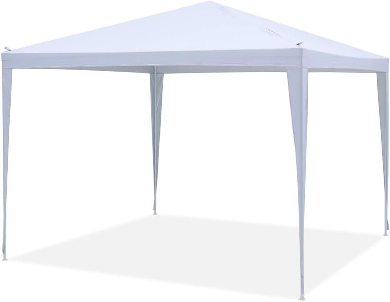 Photo 1 of ***PARTS ONLY***
OUTDOOR WIND 10'x10' Canopy Tent Outdoor Portable Gazebo Canopy Shade Tent Wedding Party Tent Camping Shelter Gazebos with Carrying Bag(White)