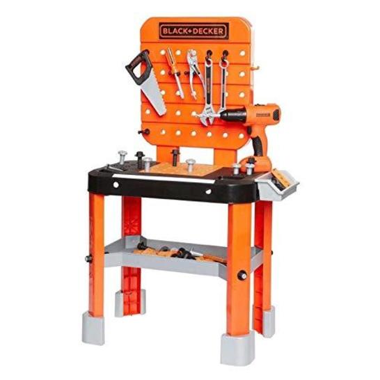 Photo 1 of BLACK+DECKER Junior Power Workbench Workshop with Realistic Action Lights & Sounds - 64 Tools & Accessories [Hotsaleonline],
