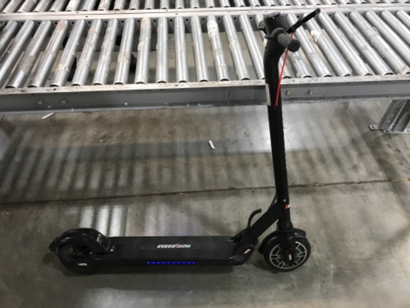 Photo 3 of ESKUTE ES MAX 10" Electric Scooter, 48V/12.5Ah Battery Up to 40 Miles Travel Range, Powerful 450W Motor, Max Speed 18.6 MPH, Front Suspension and Solid Tires Electric Commuting Scooter
