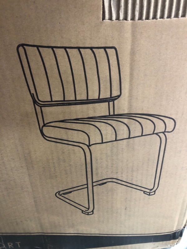 Photo 1 of 2 SET OF TAN DINING CHAIRS