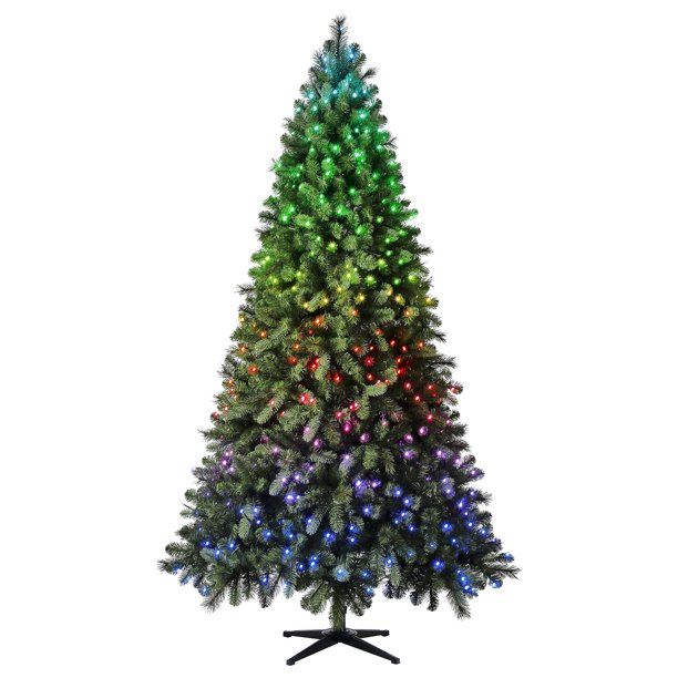 Photo 1 of 
Holiday Time Pre-lit Multi-color LED Green Twinkling Lights Spruce Christmas Trees, 7.5'
