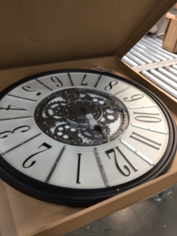 Photo 2 of ***NEVER USED***
Galvanized Montevello Farmhouse Gears Clock