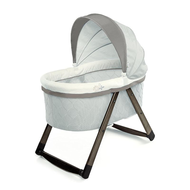 Photo 1 of **DAMAGE TO BASSINET**
Ingenuity Foldaway Rocking Wood Bassinet - Carrington
