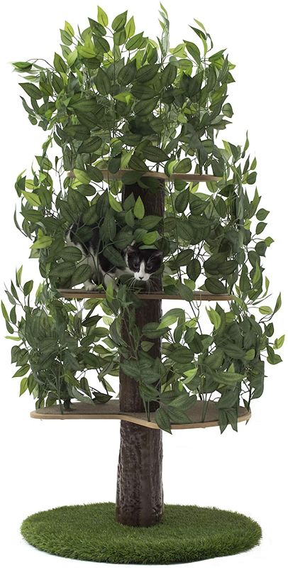 Photo 1 of **USED**
On2 Pets Cat Tree with Leaves Made in USA
