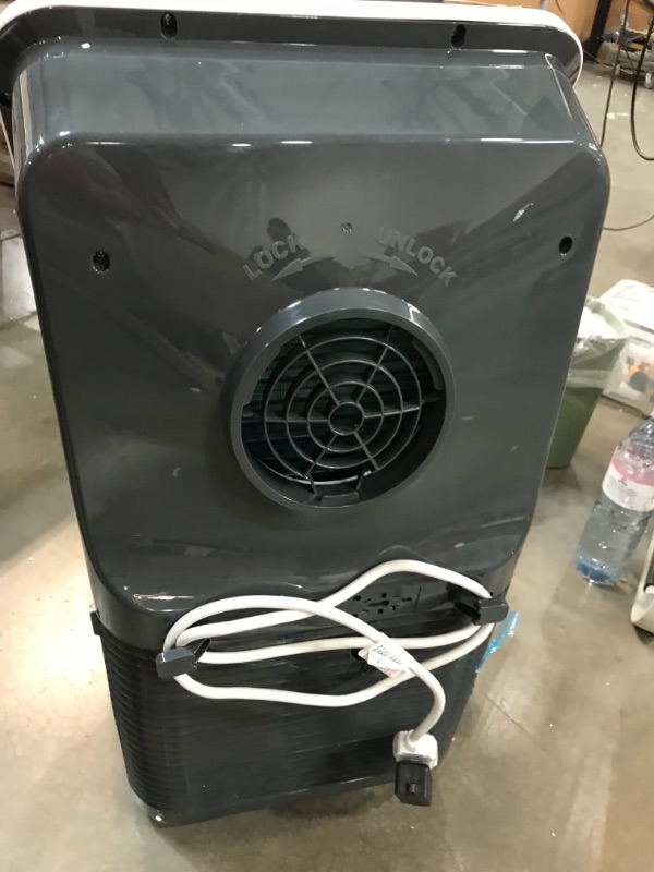 Photo 3 of **USED, MISSING ONE WHEEL**
Portable Air Conditioner and Heater - Compact Home AC Cooling and Heating Unit with Built-in Dehumidifier & Fan Modes, Includes Window Mount Kit (12,000 BTU Cooling)
