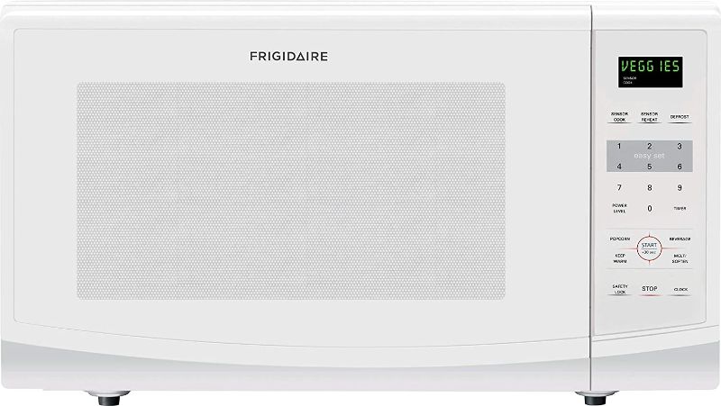 Photo 1 of **DOOR DOES NOT CLOSE PROPERLY**
Frigidaire 2.2 Cu. Ft. Countertop Microwave in White
