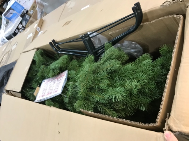 Photo 2 of **used**
National Tree Company Artificial Full Christmas Tree, Green, North Valley Spruce, Includes Stand, 7.5 Feet
