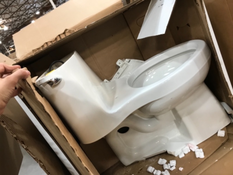 Photo 2 of **BASE OF TOILET IS BROKEN REFER TO PHOTOS**SIMILAR TO STOCK PHOTO**
Kohler K-3999-0 Highline Comfort Height Two-piece Elongated 1.28 Gpf Toilet with Class Five Flushing Technology And Left-hand Trip Lever, Seat Not Included, White

