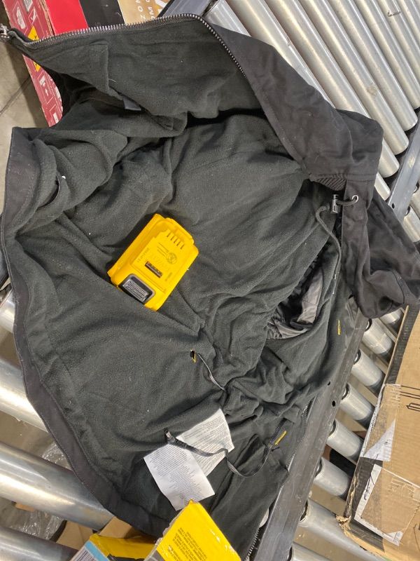 Photo 2 of DEWALT DCHJ076A Heated Heavy Duty Work Coat Kit with 2.0Ah Battery and Charger, SMALL
